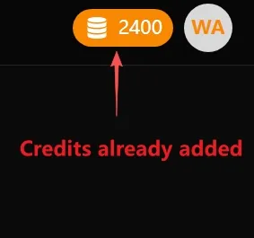 Receive Credits